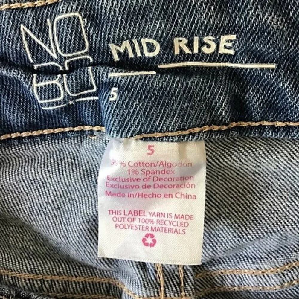 BERMUDA BOYFRIEND DISTRESSED DENIM SHORTS - Picture 6 of 6